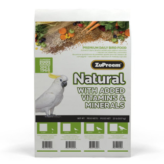 Extrudés ZuPreem Natural Perroquets / Conures - 9,07 kg