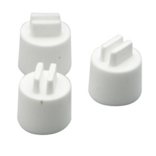 Embout en Plastique Blanc pour Perchoir Bois ou Plastique - Diamètre 15 mm