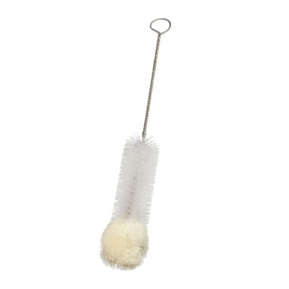 Goupillon Brosse avec Tête en Fibres de Coton Small - Ø2,6 x 26 cm