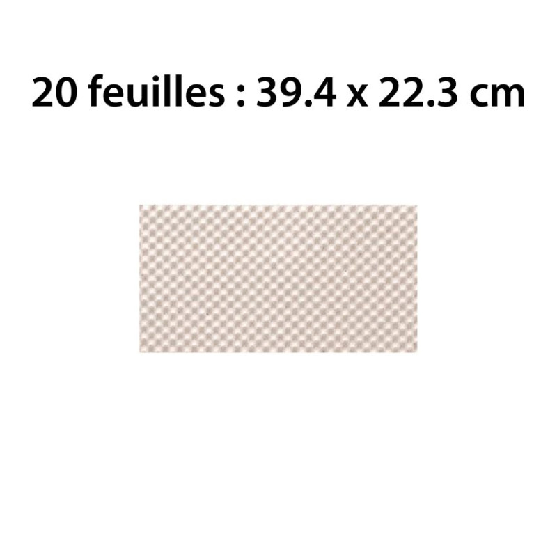 Feuilles de Fond de Cage pour Cage Cova 42 - Lot de 20