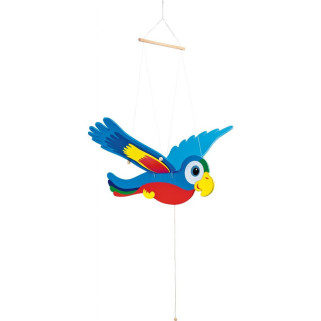 Suspension Mobile Perroquet Danseur