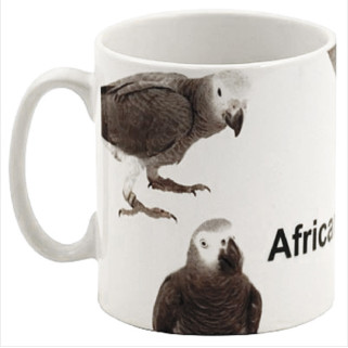 Mug Perroquet Gris du Gabon - 5 Perroquets