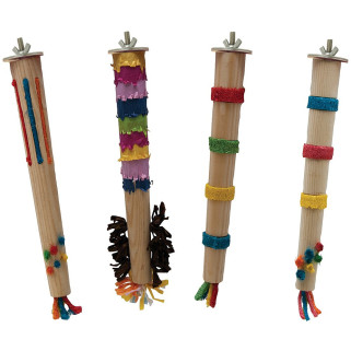 Funky Perch - Perchoir en Bois pour Perroquets - Medium