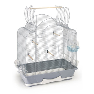 Savic - Cage Oiseaux - Mélodie 50 Open Argent