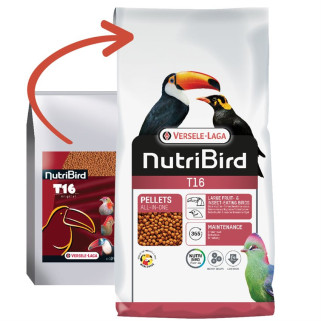 Nutribird Extrudés T16 pour Mainates, Toucans et Touracos - 700 gr